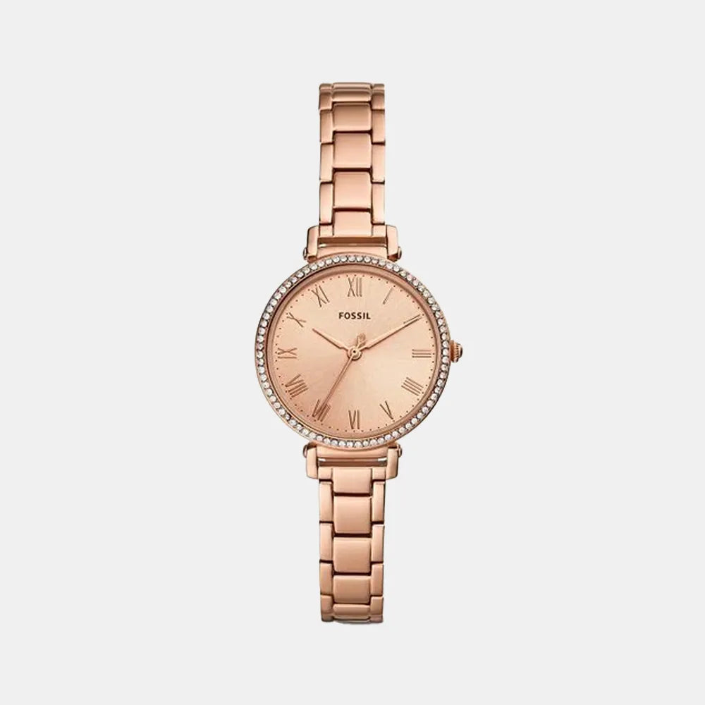 FOSSIL Montre FOSSIL Femme Kinsey en Acier Doré Rose ES4447