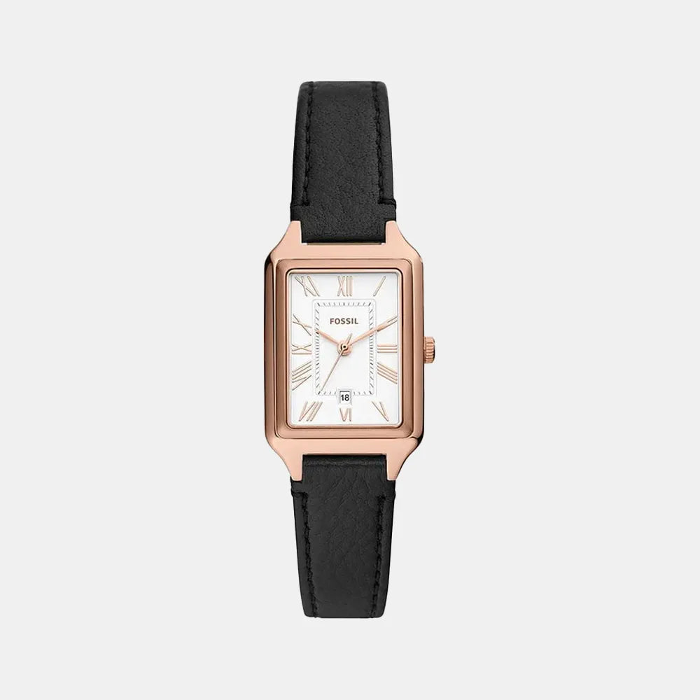 FOSSIL Montre FOSSIL Femme Raquel en Cuir Noir ES5310