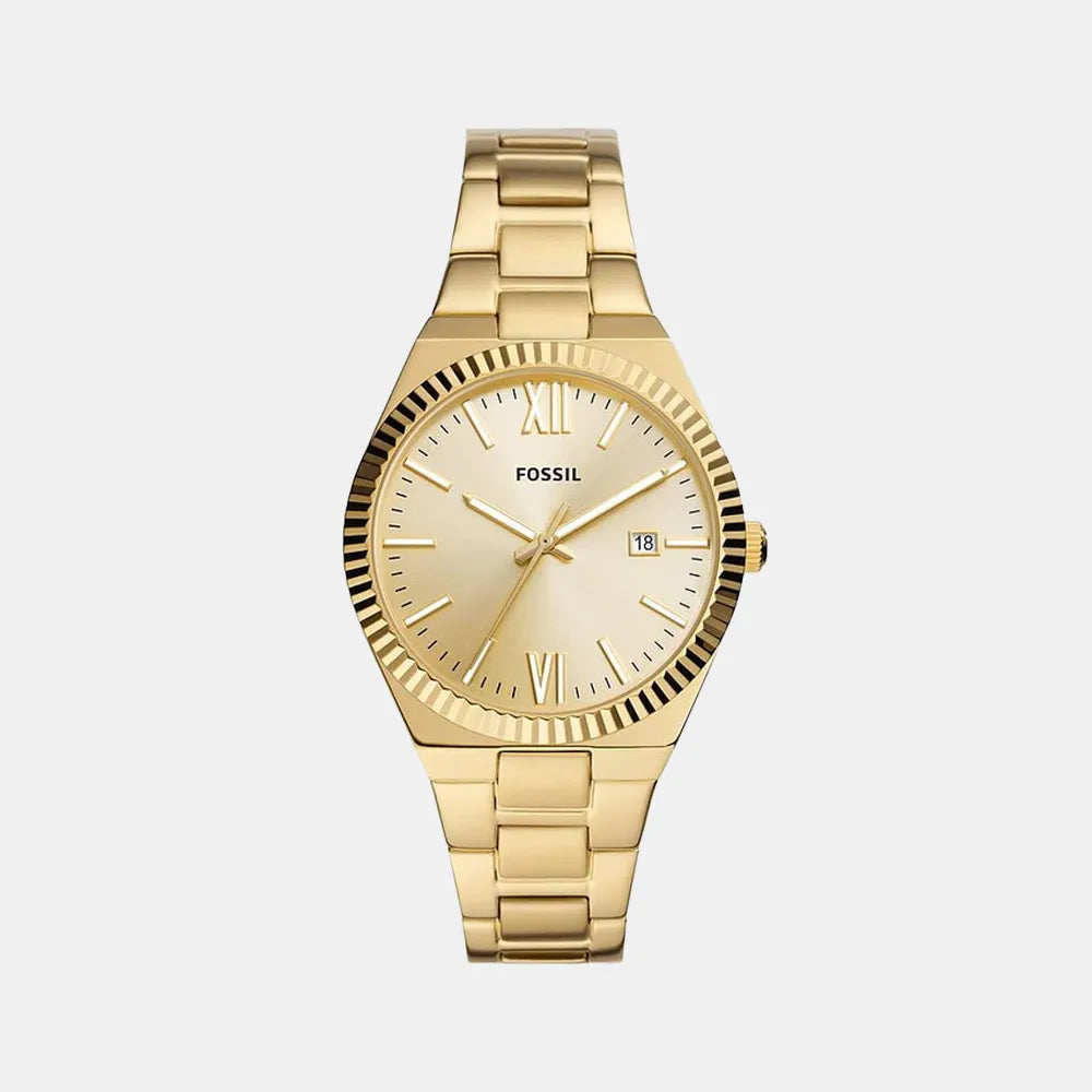 FOSSIL Montre FOSSIL Femme Scarlette en Acier Doré ES5299