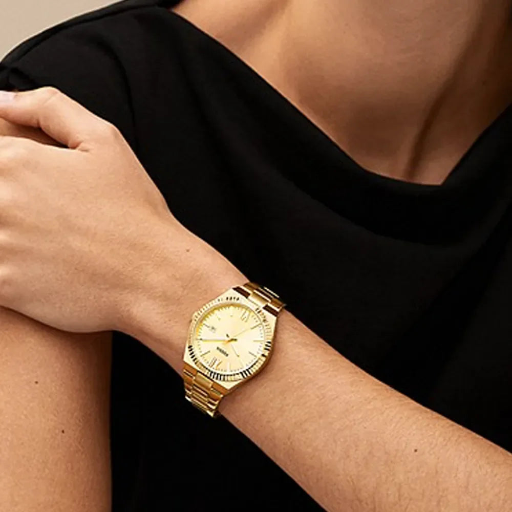 FOSSIL Montre FOSSIL Femme Scarlette en Acier Doré ES5299