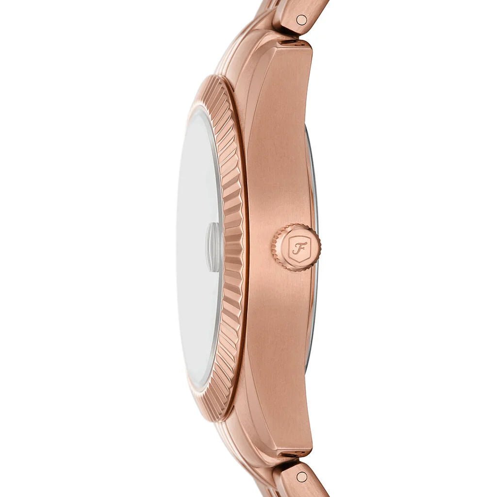 FOSSIL Montre FOSSIL Femme Scarlette en Acier Doré Rose ES5369