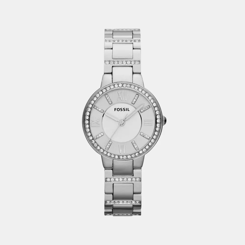 FOSSIL Montre FOSSIL Femme Virginia en Acier Argenté ES3282