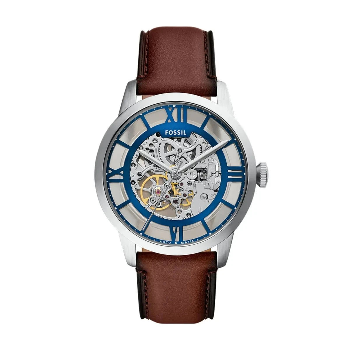 FOSSIL Montre FOSSIL Homme Automatique en Cuir Marron ME3267