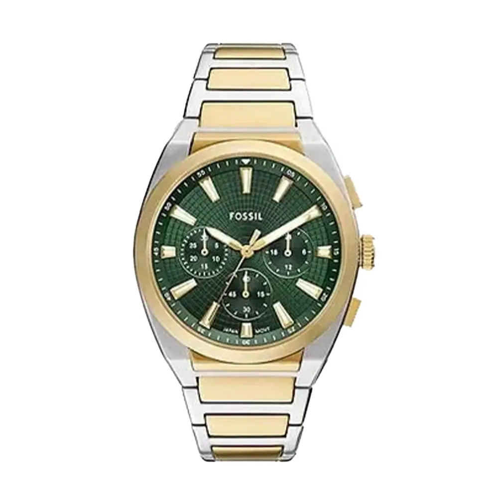FOSSIL Montre FOSSIL Homme Everett Chronographe en Acier FS6106