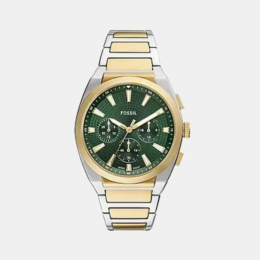FOSSIL Montre FOSSIL Homme Everett Chronographe en Acier FS6106