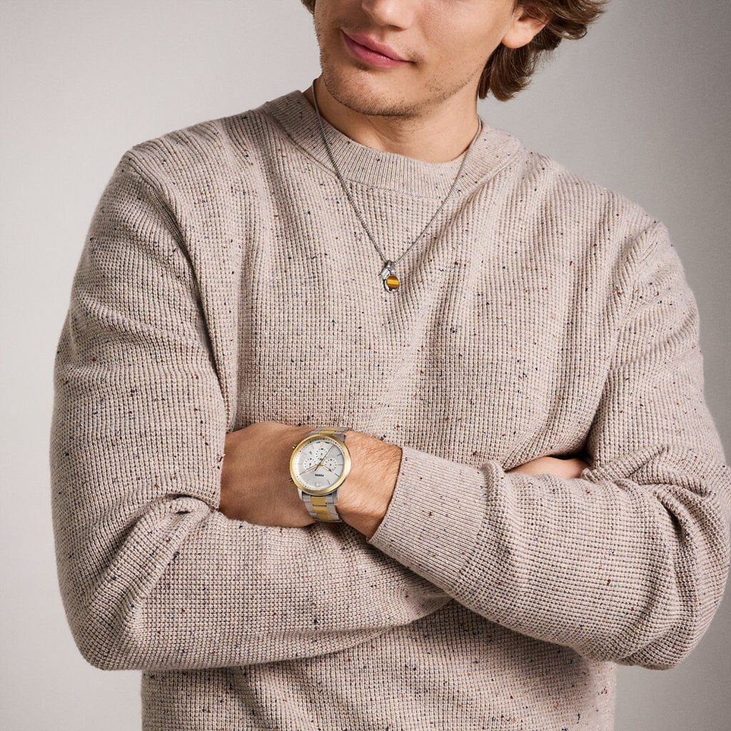 FOSSIL Montre FOSSIL Homme Neutra Chronographe en Acier FS6112