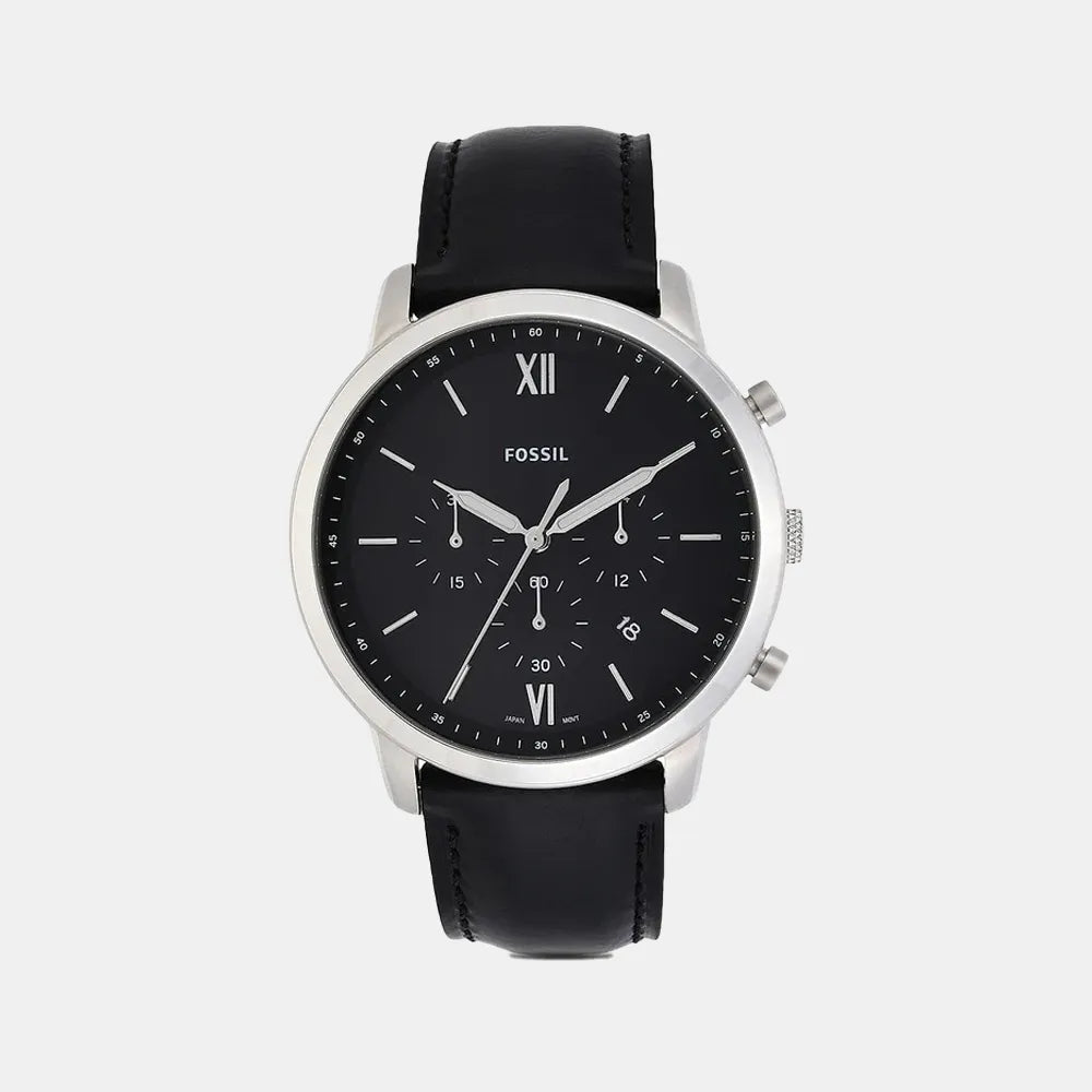 FOSSIL Montre FOSSIL Homme Neutra Chronographe en Cuir FS5452