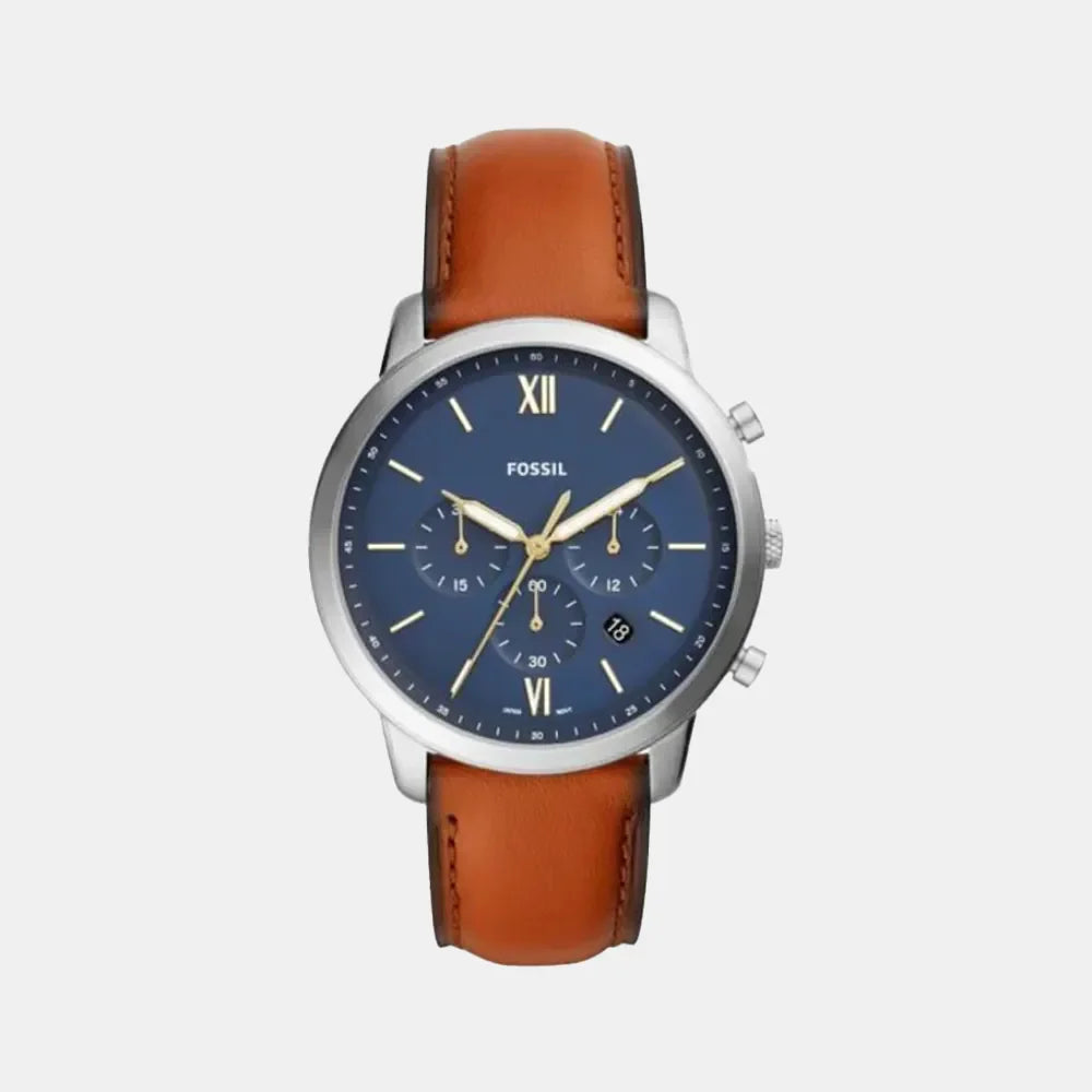 FOSSIL Montre FOSSIL Homme Neutra Chronographe en Cuir FS5453