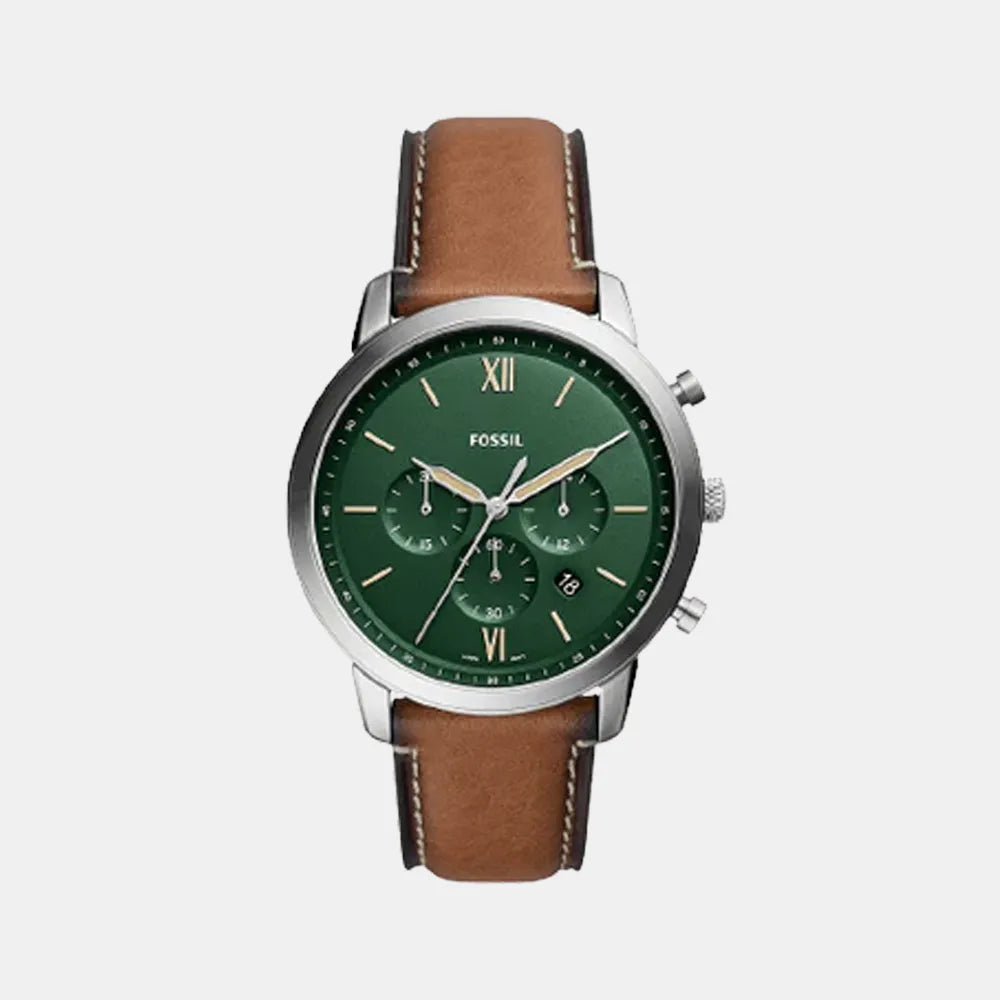 FOSSIL Montre FOSSIL Homme Neutra Chronographe en Cuir FS5963