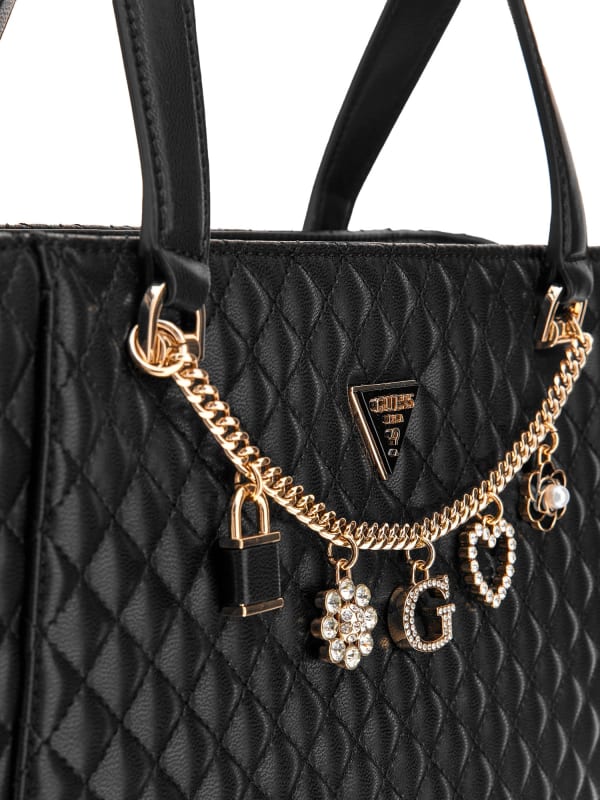 GUESS MAROQUINERIE Sac porté Epaule GUESS Femme Everlee HWEG8679250BLA