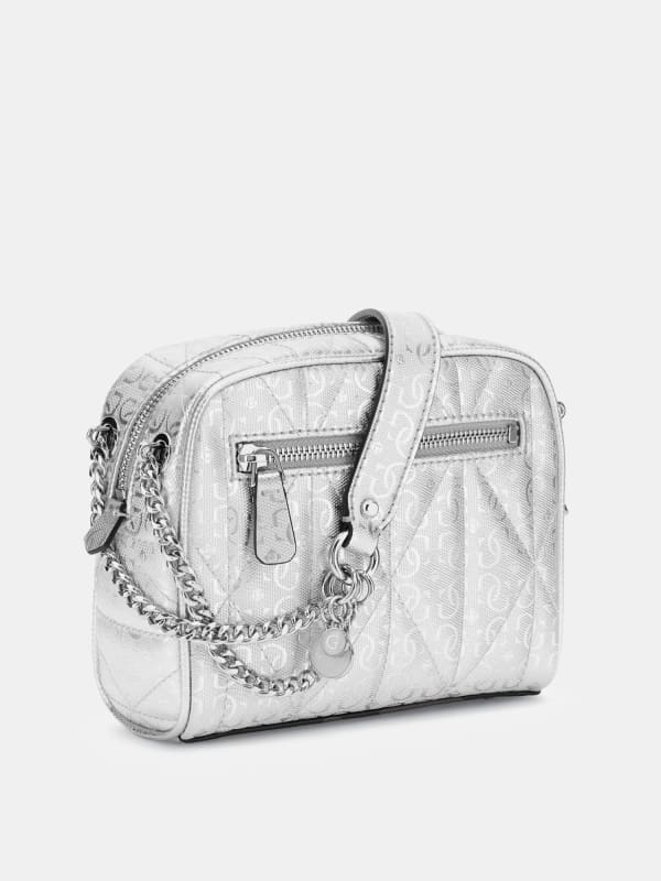 GUESS MAROQUINERIE Sac porté Epaule GUESS Femme HWGY9663140SIL