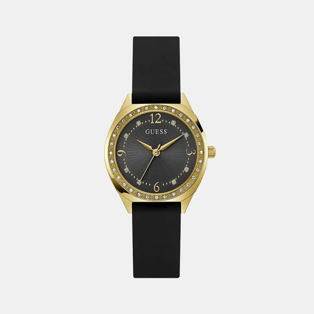GUESS Montre GUESS Femme Charlotte en Silicone Noir GW0820L1
