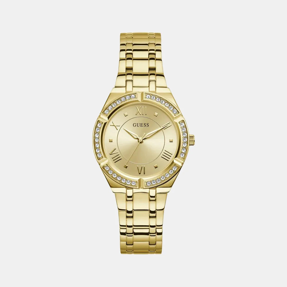 GUESS Montre GUESS Femme Cosmo en Acier Doré GW0033L2