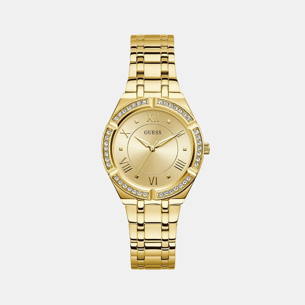 GUESS Montre GUESS Femme Cosmo en Acier Doré GW0033L2