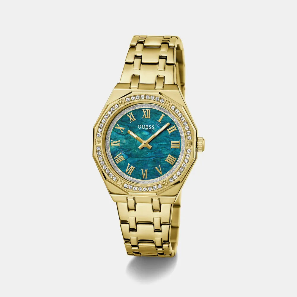 GUESS Montre GUESS Femme Desire en Acier Doré GW0770L2