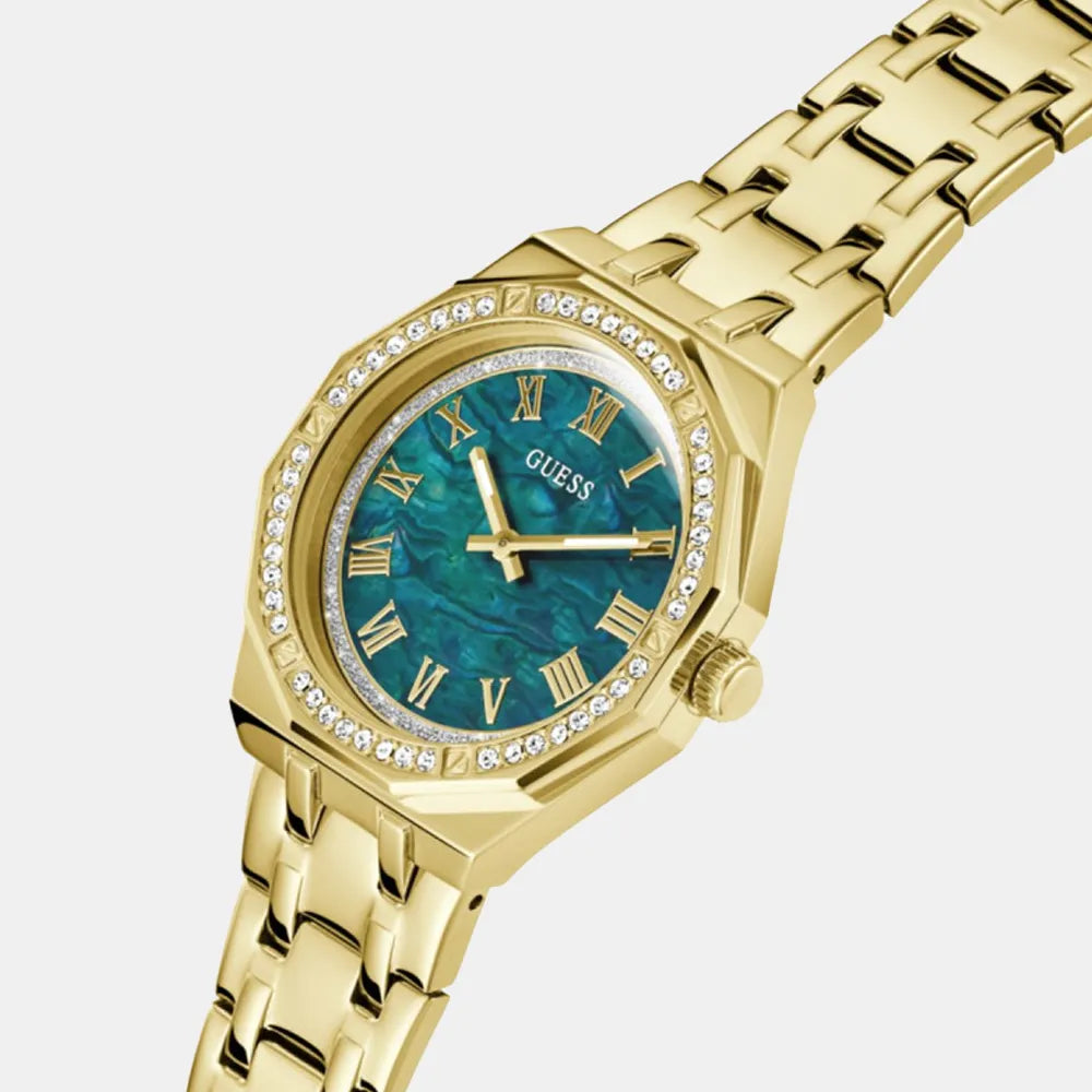 GUESS Montre GUESS Femme Desire en Acier Doré GW0770L2