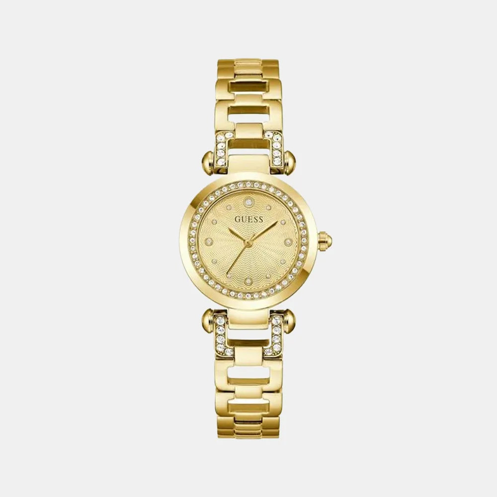 GUESS Montre GUESS Femme Ginger en Acier Doré GW0869L4