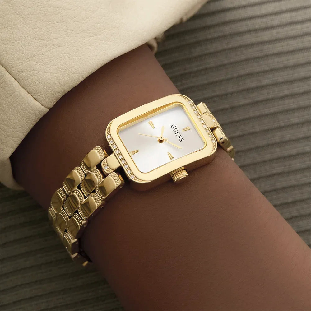 GUESS Montre GUESS Femme Isla en Acier Doré GW0865L2