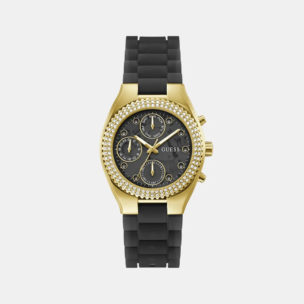 GUESS Montre GUESS Femme Jelly en Silicone Noir GW0773L2