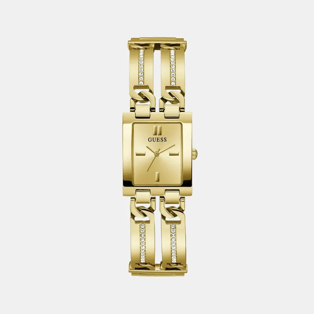 GUESS Montre GUESS Femme Ladies Femme en Acier Doré GW0668L2