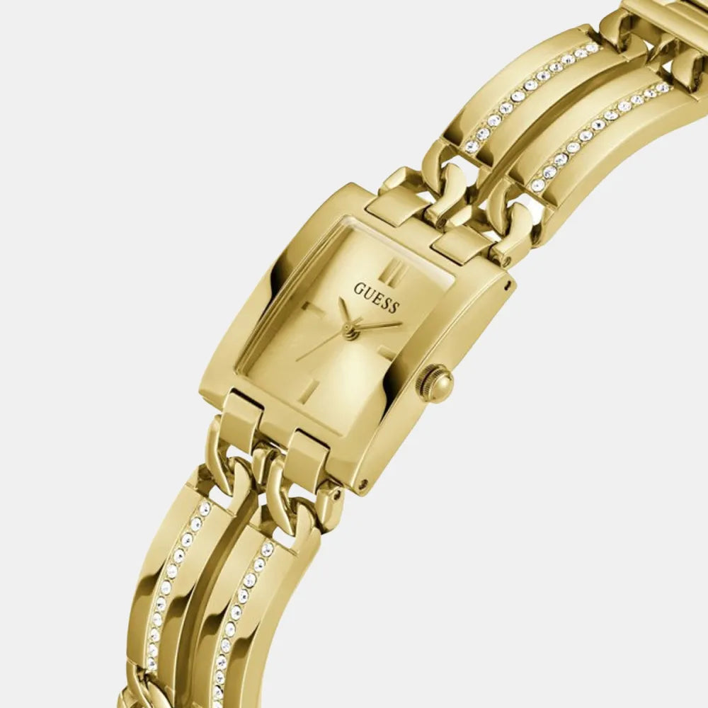 GUESS Montre GUESS Femme Ladies Femme en Acier Doré GW0668L2
