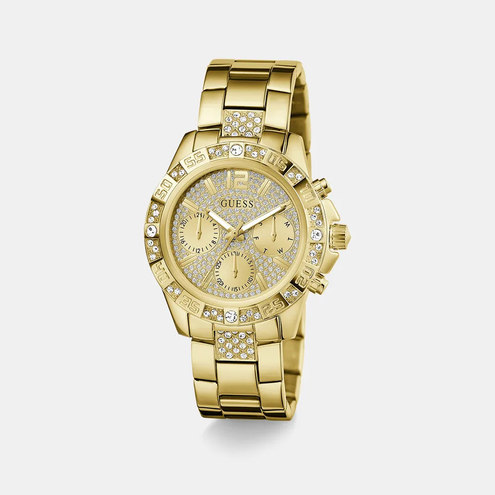 GUESS Montre GUESS Femme Majesty en Acier Doré GW0771L2