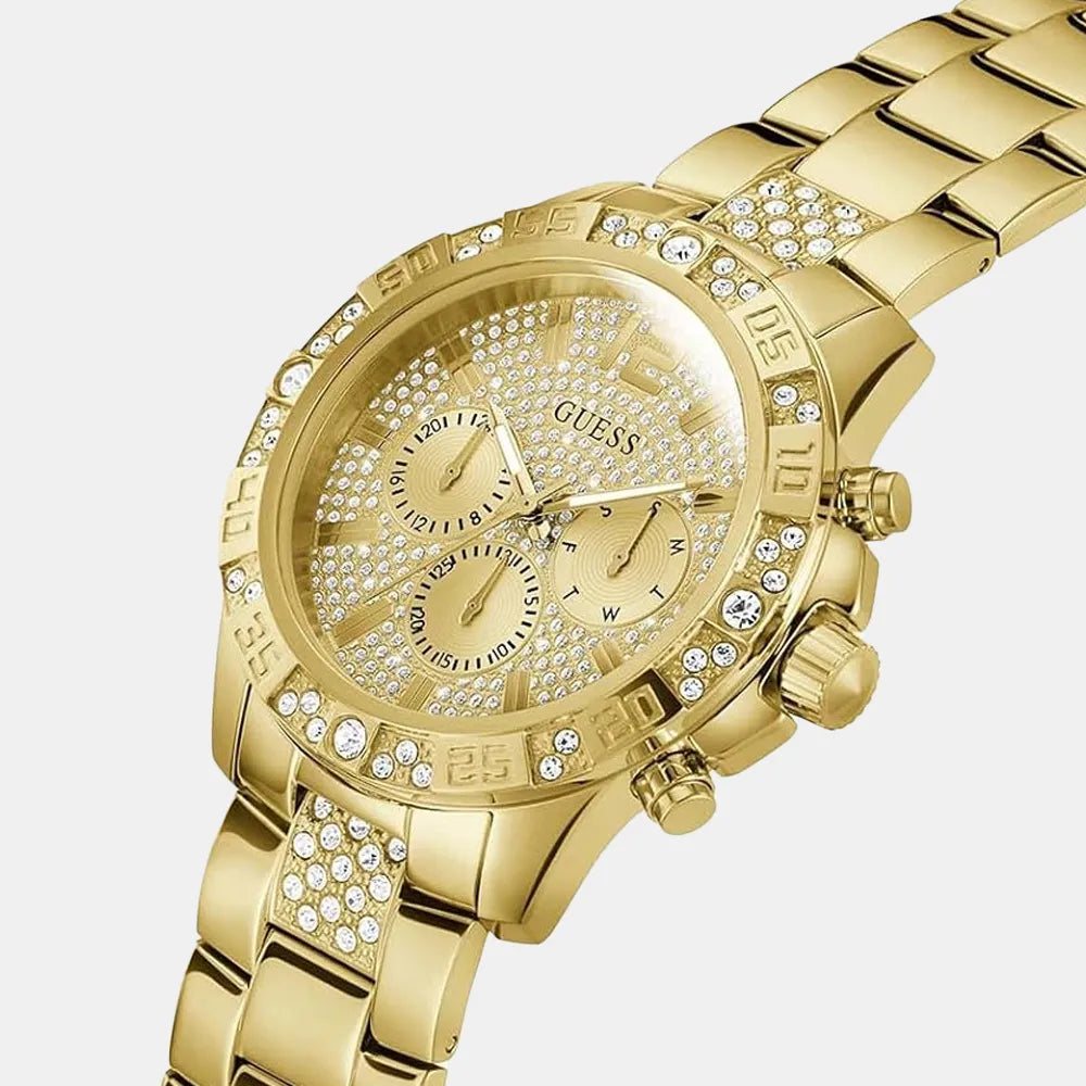 GUESS Montre GUESS Femme Majesty en Acier Doré GW0771L2