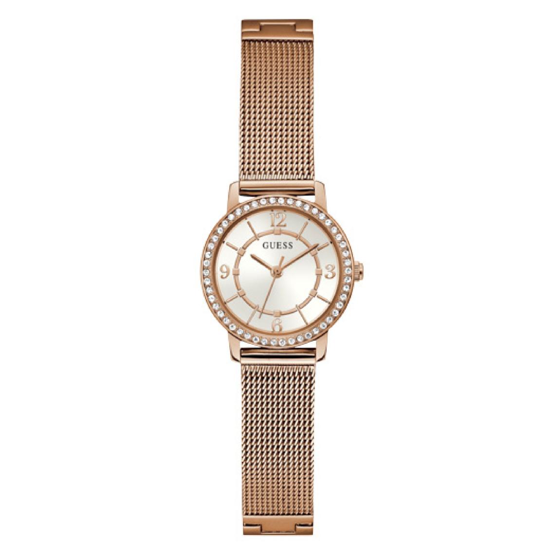 GUESS Montre GUESS Femme Melody en Acier Rose Doré GW0534L3