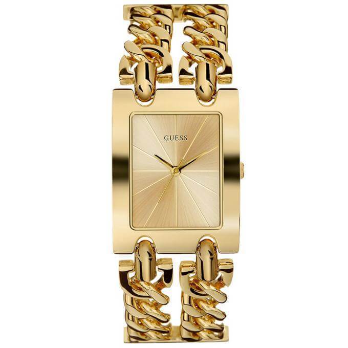 GUESS Montre GUESS Femme Mod Heavy Metal en Acier Doré W1117L2