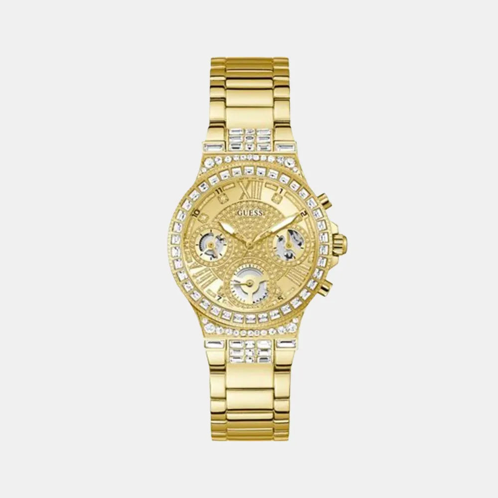 GUESS Montre GUESS Femme Moonlight en Acier Doré GW0320L2