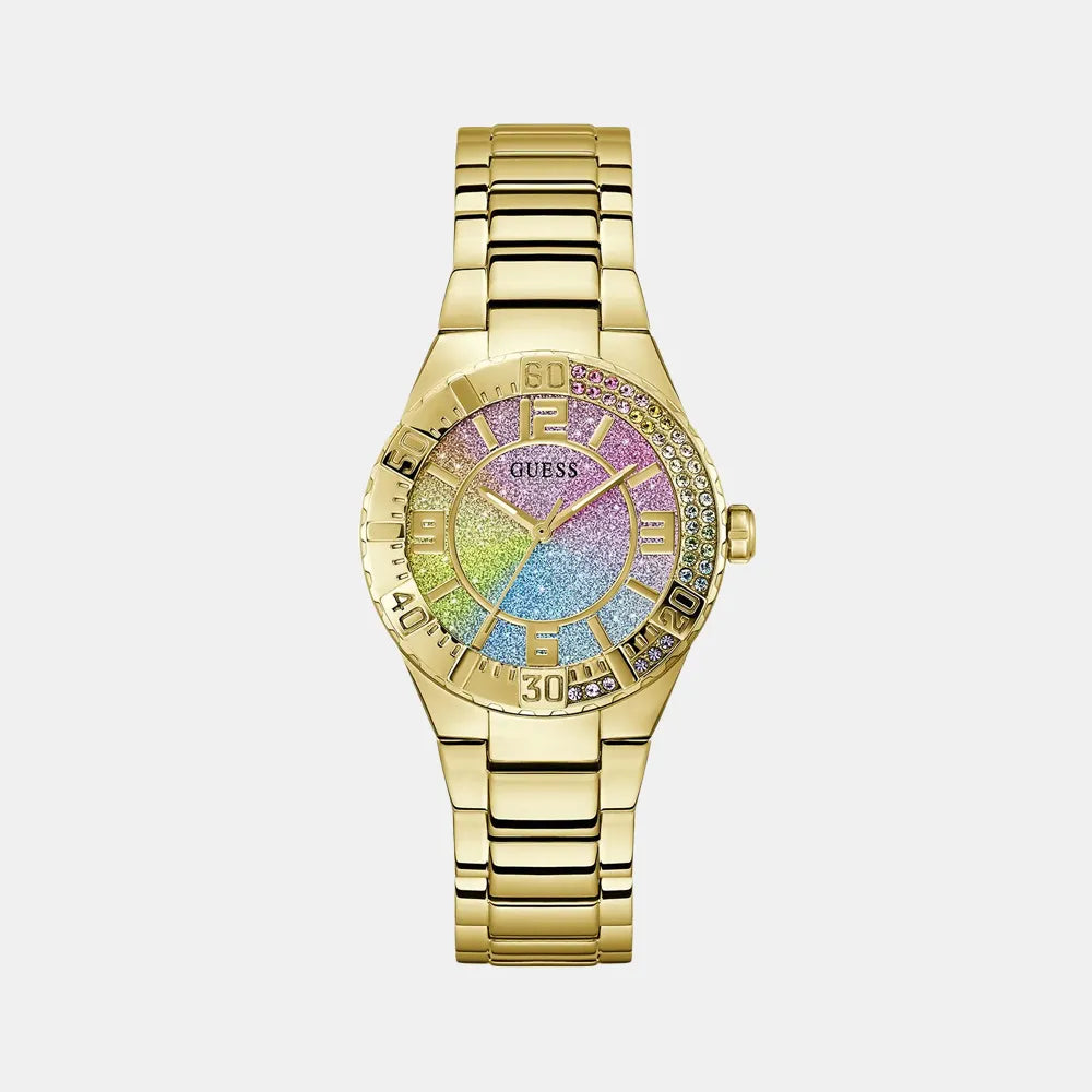 GUESS Montre GUESS Femme Sangria en Acier Doré GW0882L2