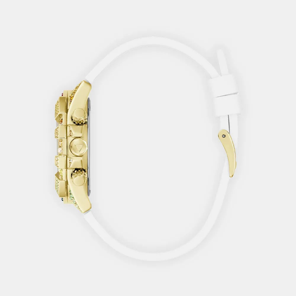 GUESS Montre GUESS Femme TRUE en Silicone Blanc GW1047L2