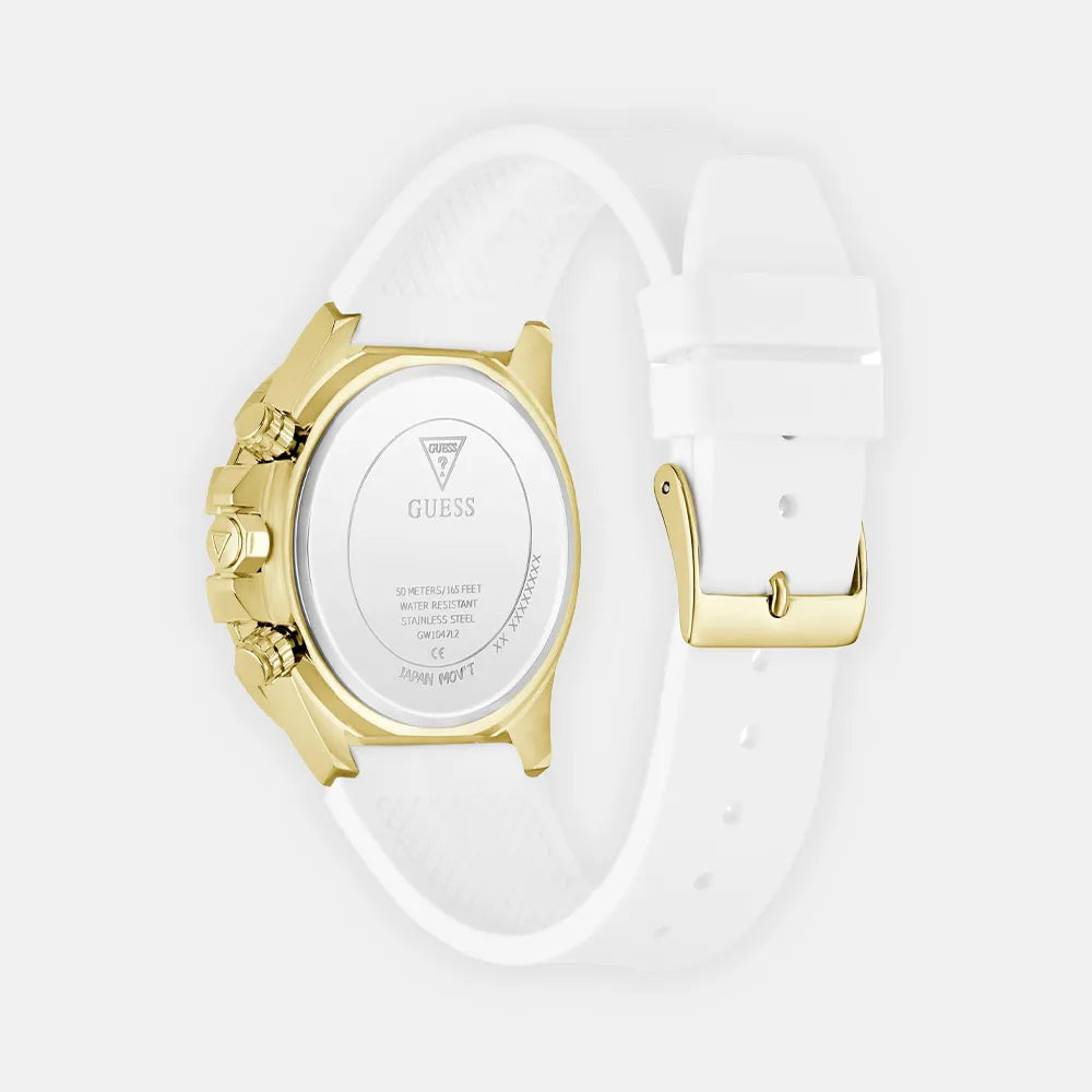 GUESS Montre GUESS Femme TRUE en Silicone Blanc GW1047L2
