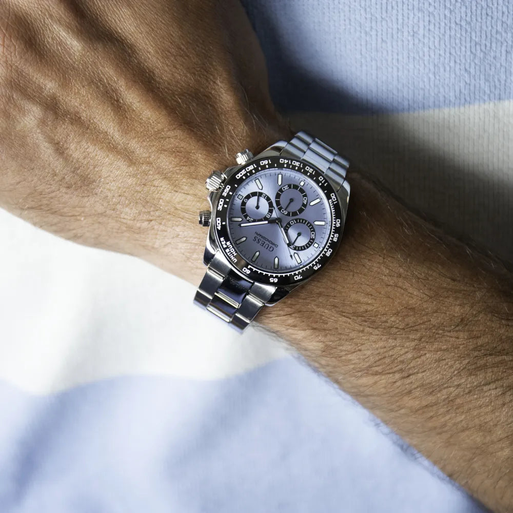 GUESS Montre GUESS Homme ARTHUR Chronographe en Acier GW1058G1