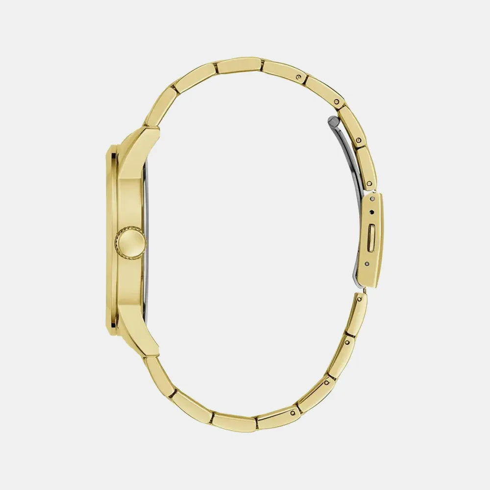 GUESS Montre GUESS Homme Badge en Acier Doré GW0782G1