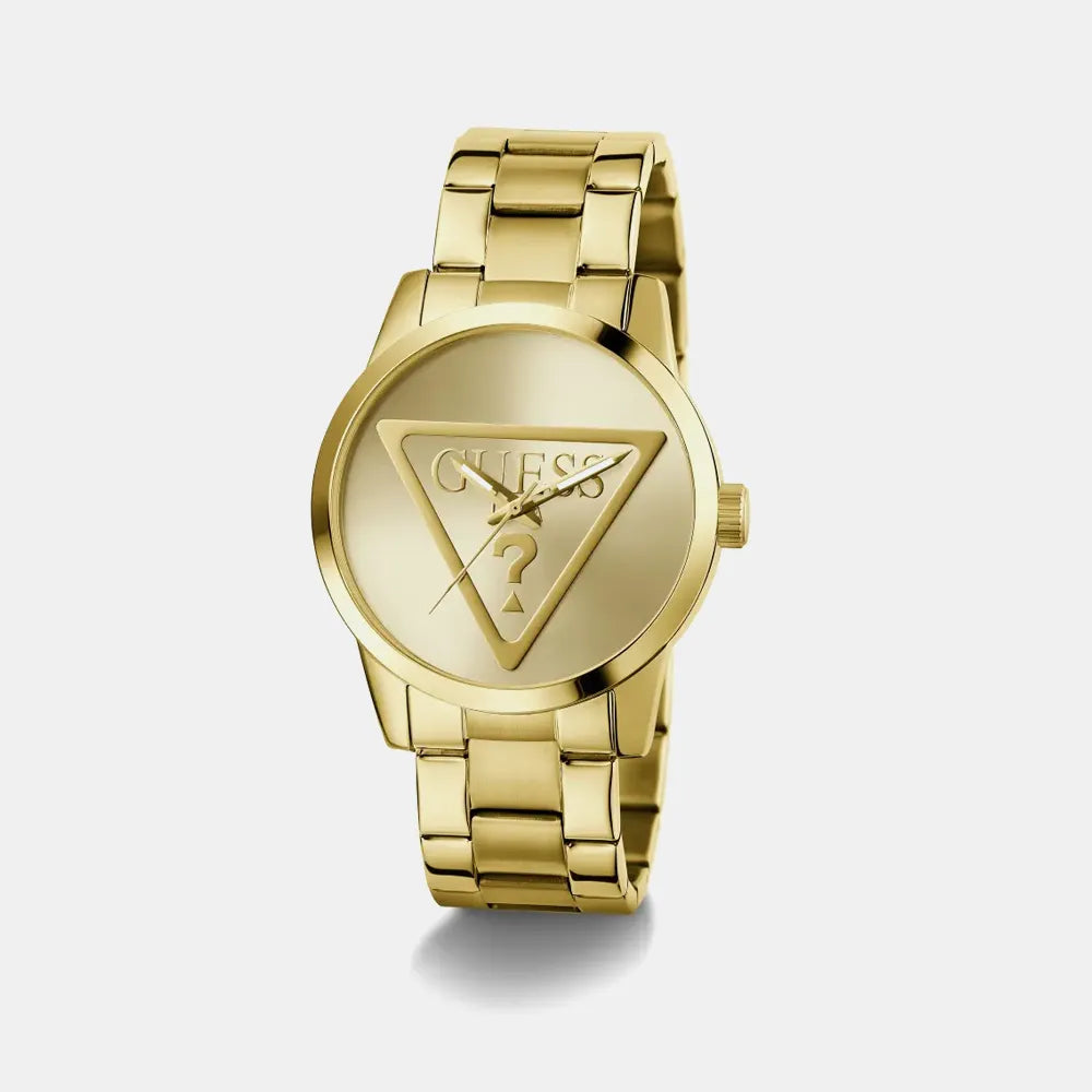 GUESS Montre GUESS Homme Badge en Acier Doré GW0782G1