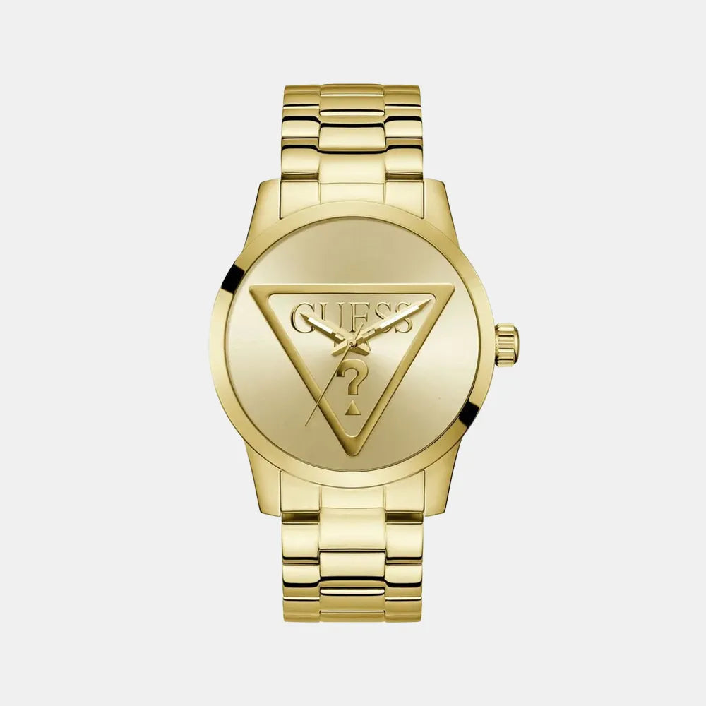 GUESS Montre GUESS Homme Badge en Acier Doré GW0782G1