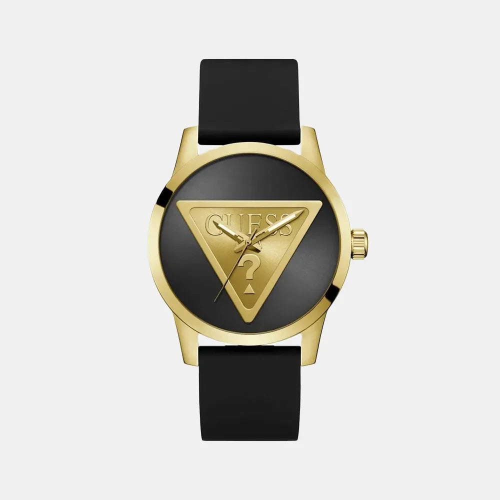 GUESS Montre GUESS Homme Badge en Silicone Noir GW0781G4