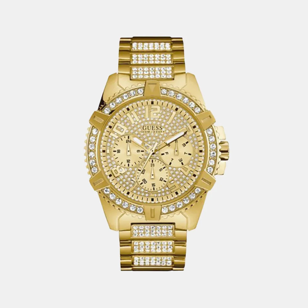 GUESS Montre GUESS Homme Frontier en Acier Doré W0799G2