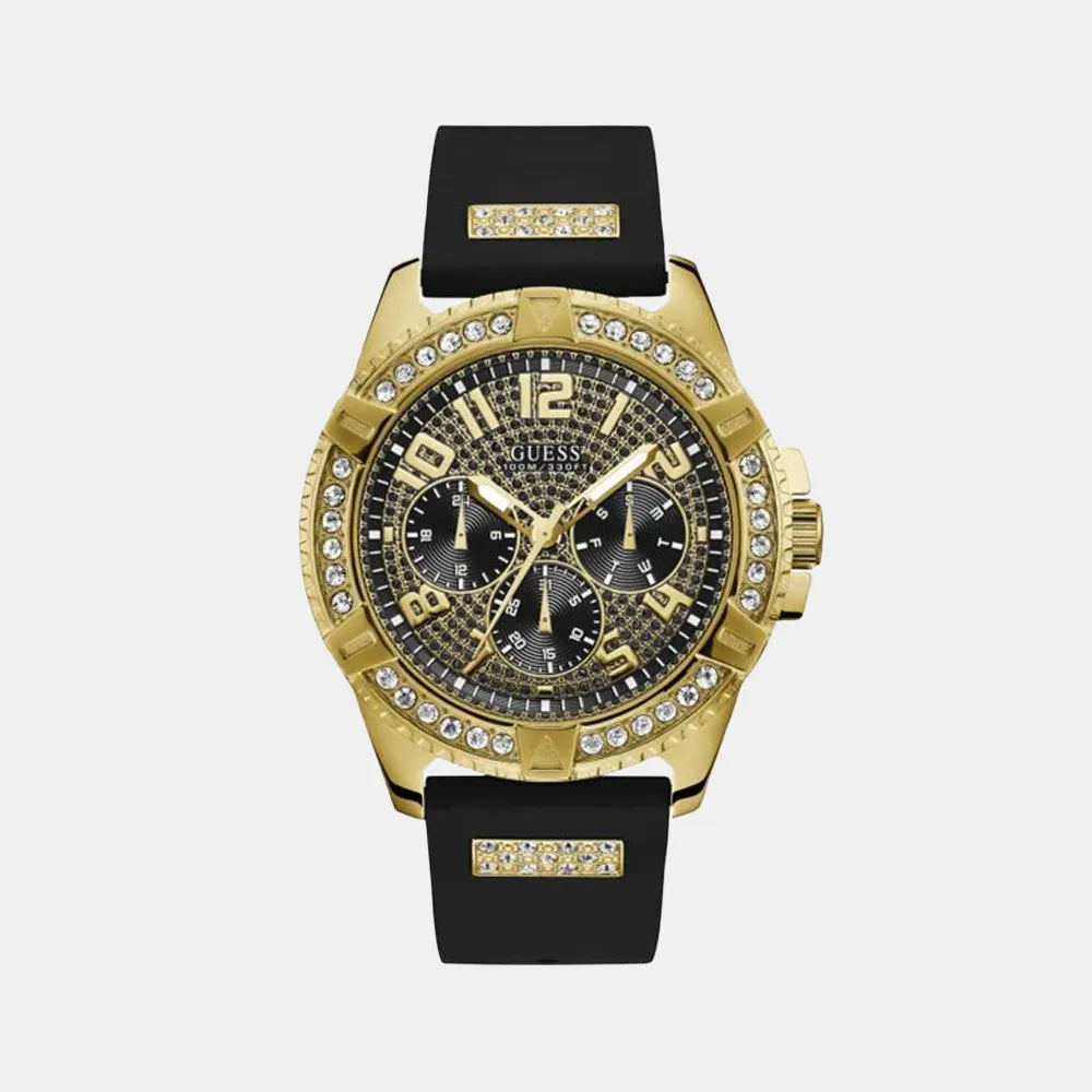 GUESS Montre GUESS Homme Frontier en Silicone Noir W1132G1