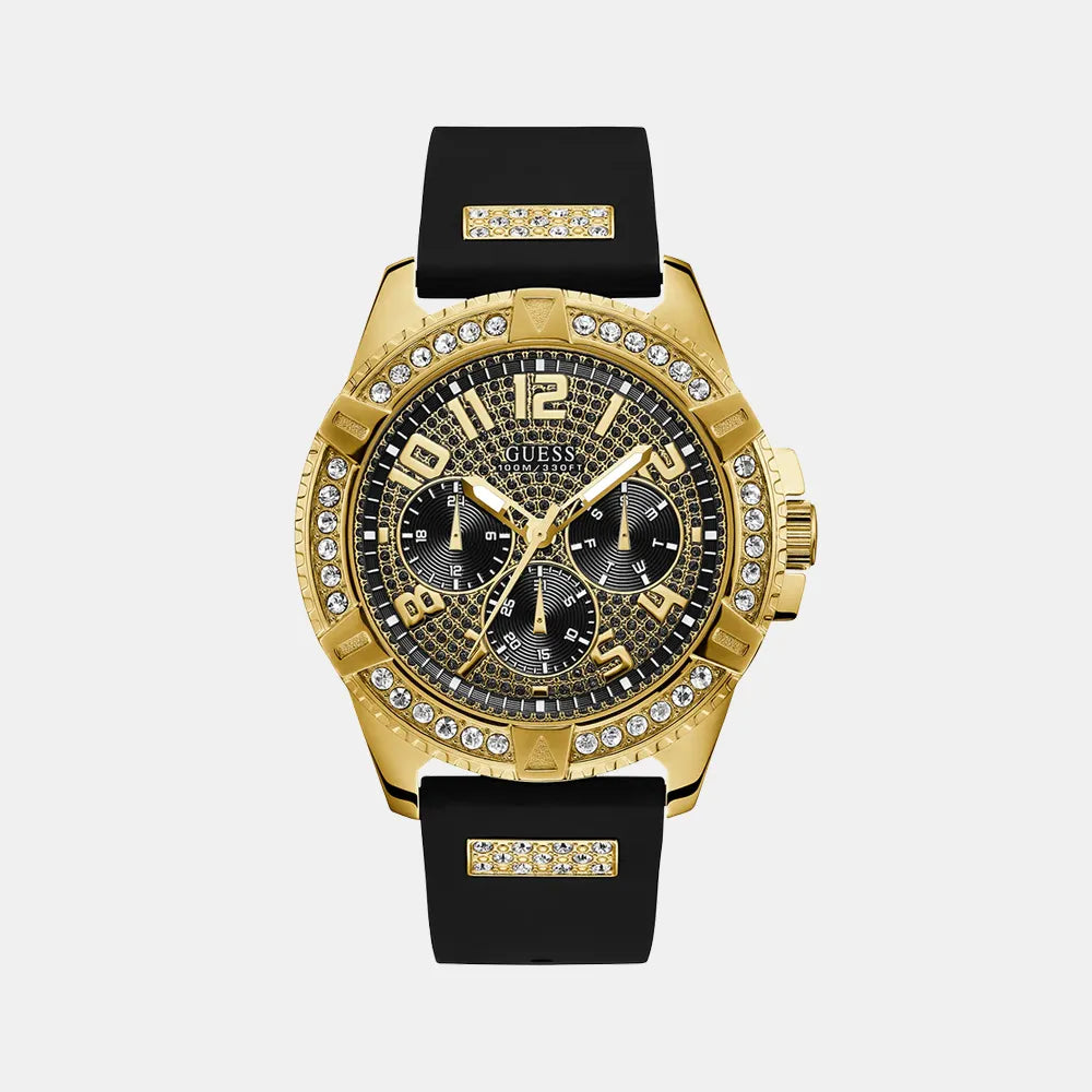 GUESS Montre GUESS Homme Frontier en Silicone Noir W1132G1