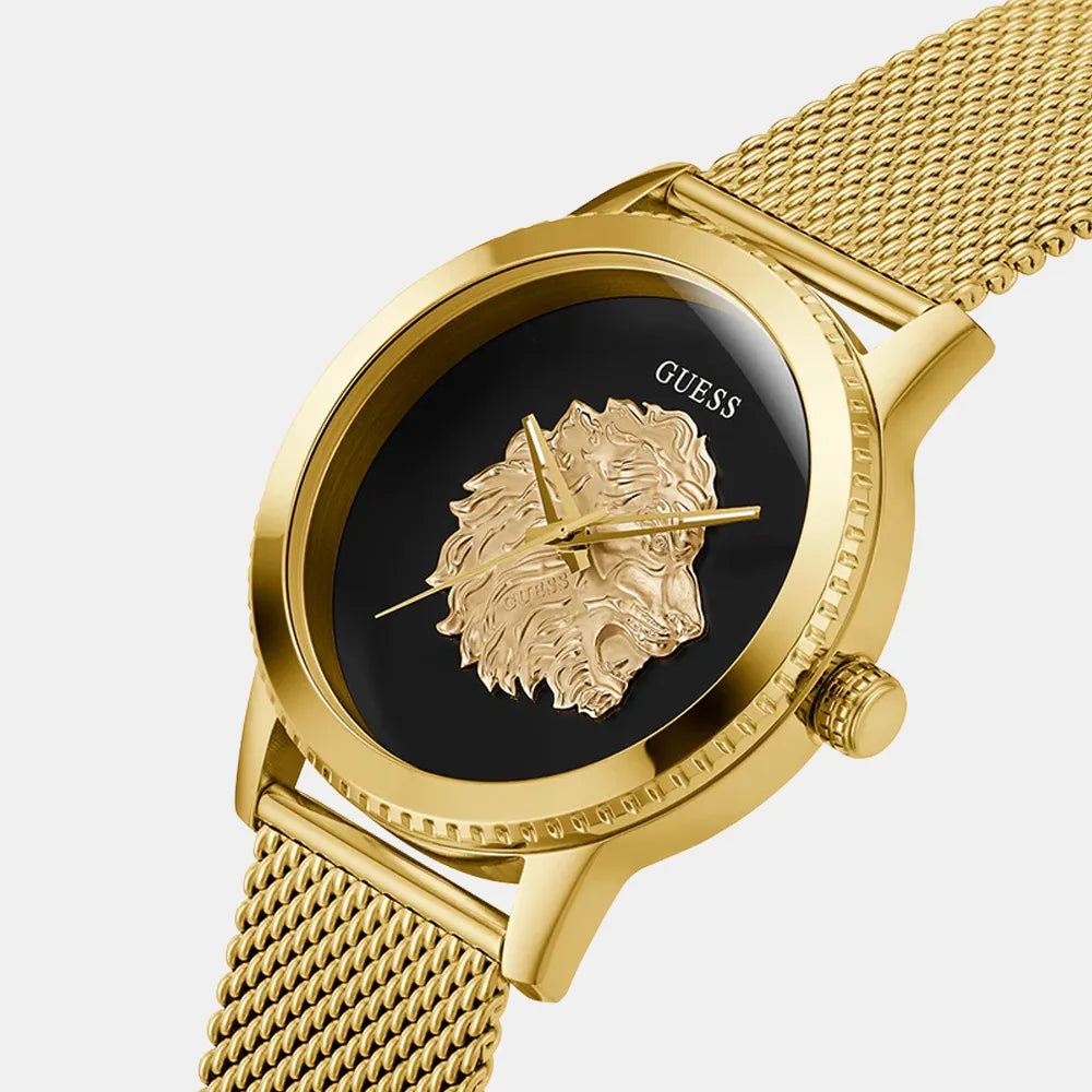 GUESS Montre GUESS Homme Monarch en Acier Doré GW0702G1