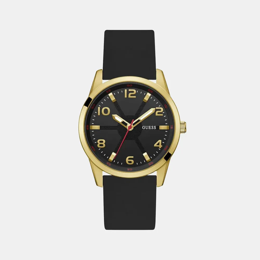 GUESS Montre GUESS Homme Monte en Silicone Noir GW0805G2