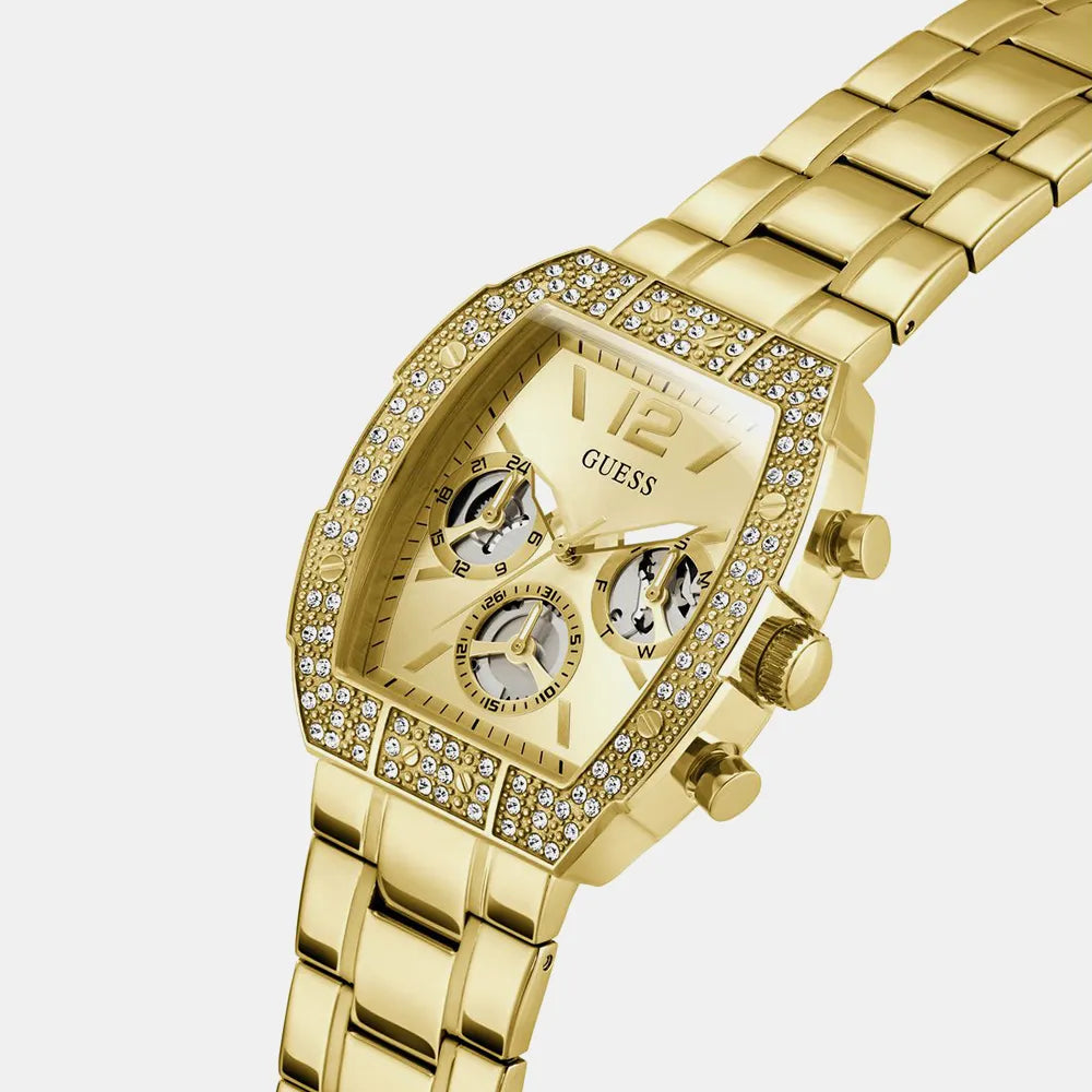 GUESS Montre GUESS Homme PHOENIX en Acier Doré GW1068G2