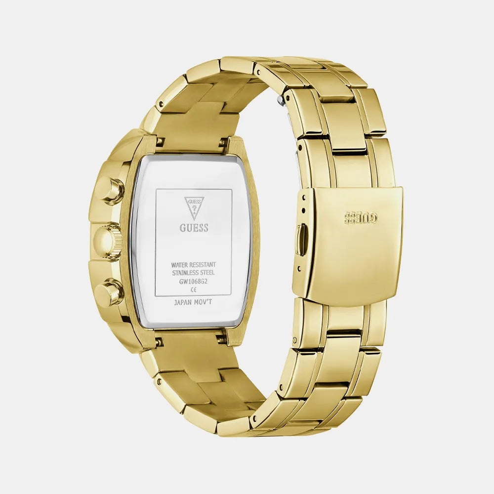 GUESS Montre GUESS Homme PHOENIX en Acier Doré GW1068G2