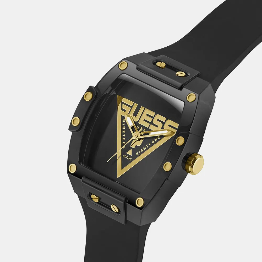 GUESS Montre GUESS Homme PHOENIX en Silicone Noir GW1072G2