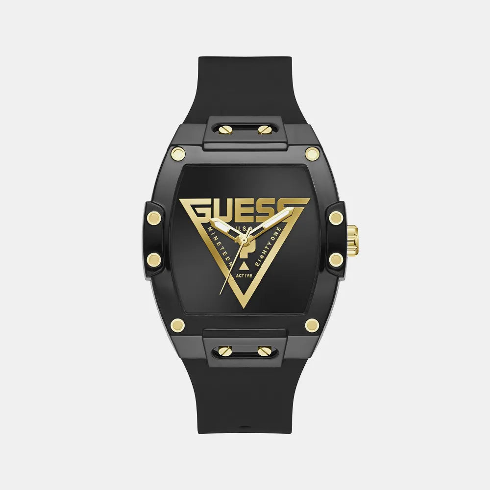 GUESS Montre GUESS Homme PHOENIX en Silicone Noir GW1072G2