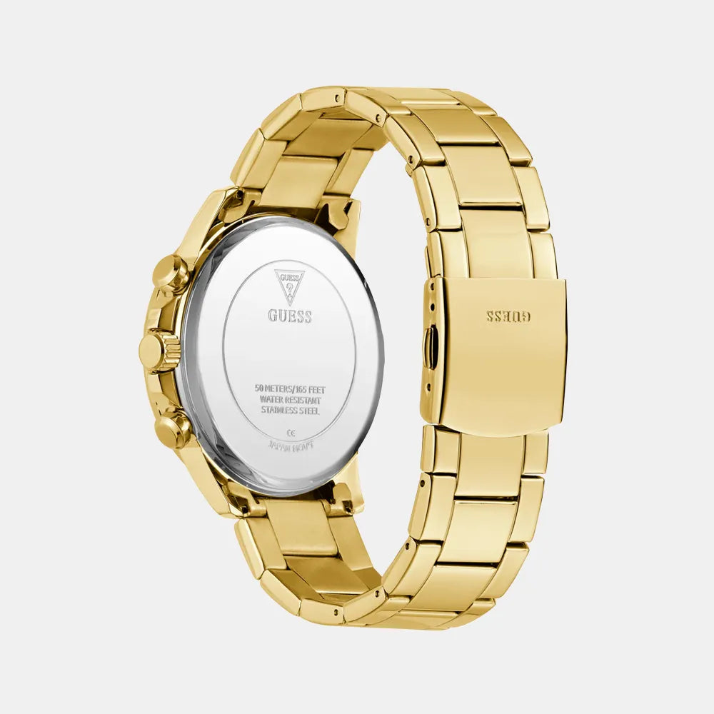 GUESS Montre GUESS Homme Walker Multifonction en Acier Doré GW0900G3