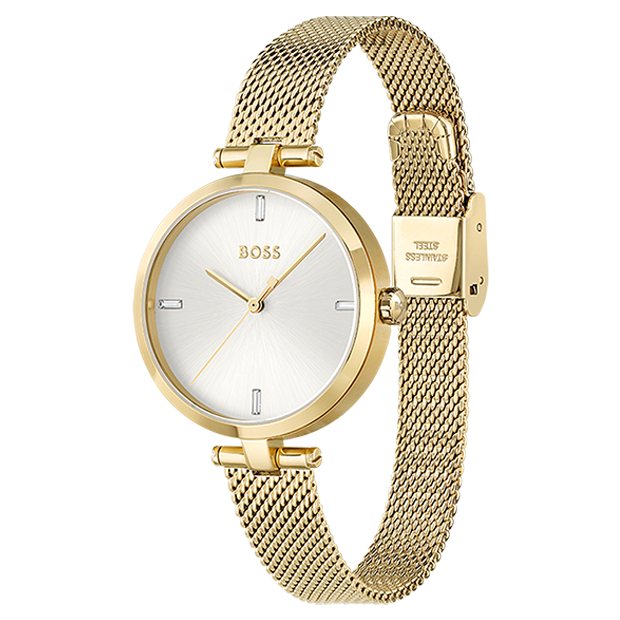 HUGO BOSS Montre HUGO BOSS Majesty Femme en Acier Milanais 1502586