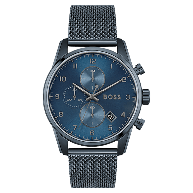 HUGO BOSS Montre HUGO BOSS Skymaster Homme Chronographe en Acier 1513836